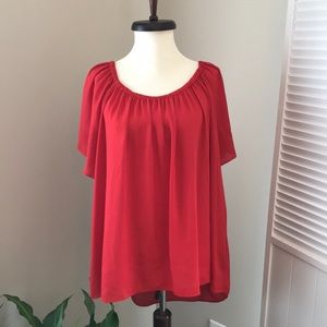 Gently worn - XL - Vince Camuto Top - Red